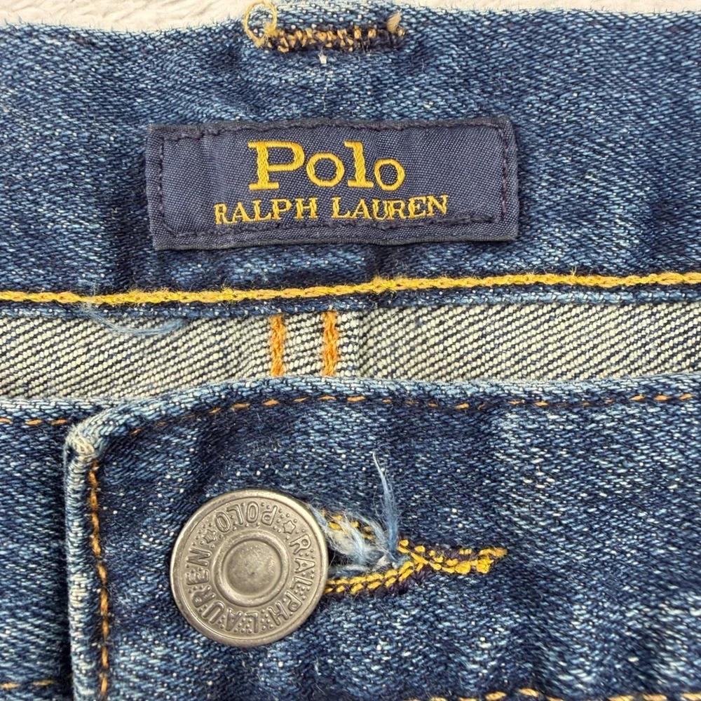 Polo Ralph Lauren Classic Fit Jeans Mens 40x32 Blue Denim Medium Wash Straight